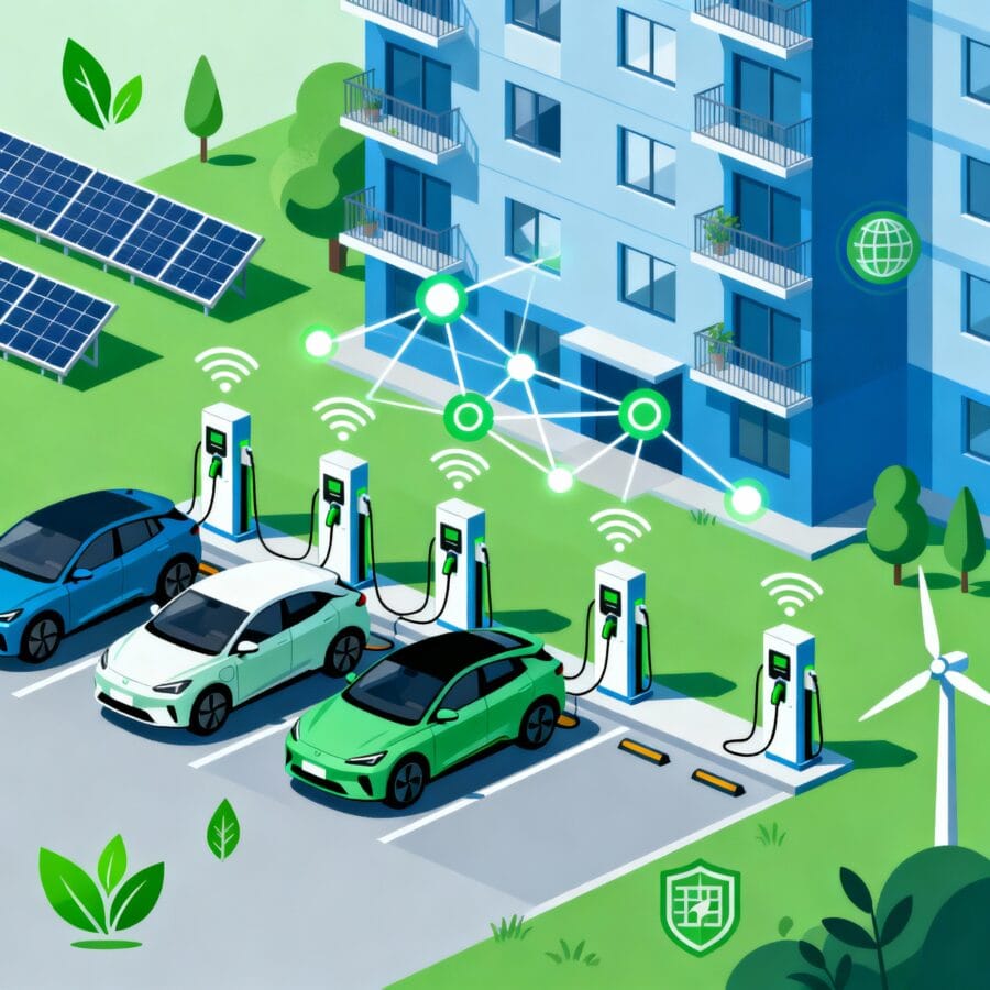 Marché de la recharge VE en habitat collectif